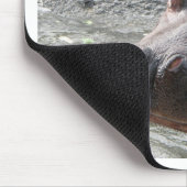 Freches Flusspferd! Mousepad (Ecke)