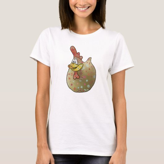 Freches Huhn T-Shirt (Vorderseite)