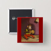 freches Kindersonderkommando (Affe) Button (Vorne & Hinten)