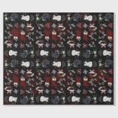 FRECHES LISTEN-PACKPAPIER GESCHENKPAPIER (Flach)