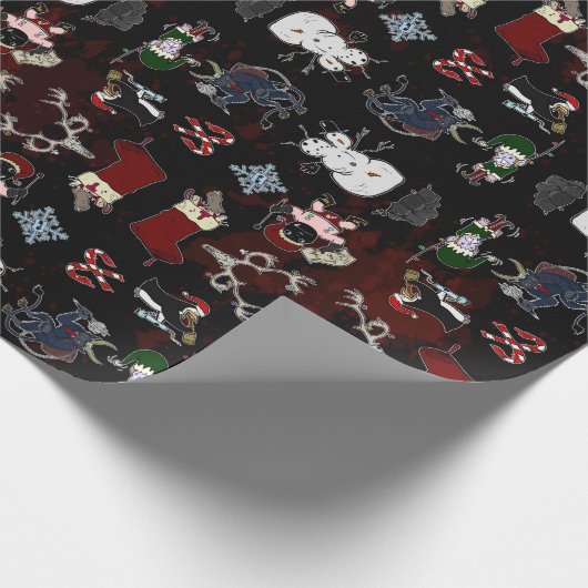 FRECHES LISTEN-PACKPAPIER GESCHENKPAPIER (Ecke)