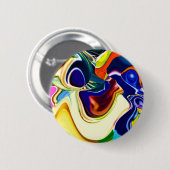 Freches Mädchen 2 Button (Vorne & Hinten)