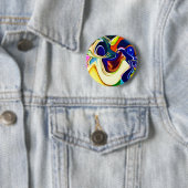 Freches Mädchen 2 Button (Beispiel)