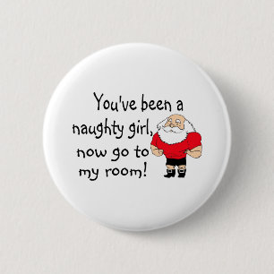 Freches Mädchen gehen zu meinem Raum Button