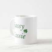 Freches Mädchen Kaffeetasse (Vorderseite Links)