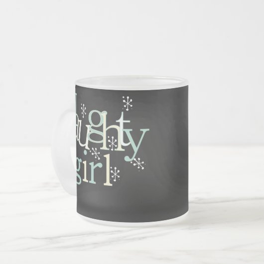 Freches Mädchen Mattglastasse (Vorderseite Links)