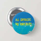 Freches Meerschwimmer schenken kaltes Wasser Button (Vorne & Hinten)