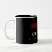Freches Nizza Zweifarbige Tasse (Links)