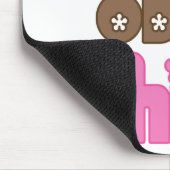 Freches Oboe Küken Mousepad (Ecke)