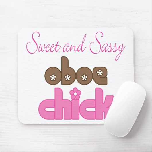 Freches Oboe Küken Mousepad (Mit Mouse)