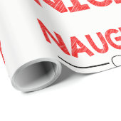 Freches oder Nizza WeihnachtsPackpapier Geschenkpapier (Rolleneckpunkt)