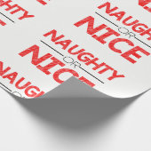 Freches oder Nizza WeihnachtsPackpapier Geschenkpapier (Ecke)