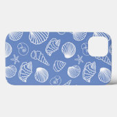 Freches Seashell-Muster Case-Mate iPhone Hülle (Rückseite (Horizontal))