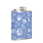 Freches Seashell-Muster Flachmann (Rechts)