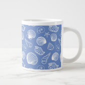 Freches Seashell-Muster Jumbo-Tasse (Rechts)
