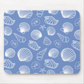 Freches Seashell-Muster Mousepad (Vorne)