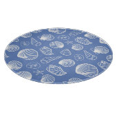 Freches Seashell-Muster Schneidebrett (Ecke)