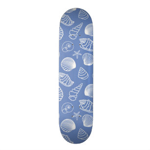 Freches Seashell-Muster Skateboard