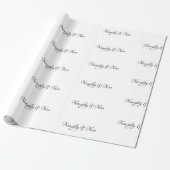 Freches u. Nizza BlackScript - Geschenkpapier (Ungerollt)