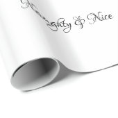 Freches u. Nizza BlackScript - Geschenkpapier (Rolleneckpunkt)