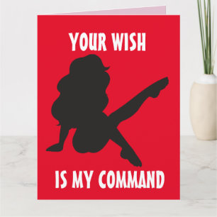 FRECHES VALENTINSTAGS-KARTEN FÜR IHN GROSS KARTE