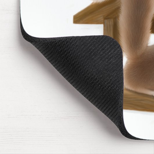 Freches Vogel-Zufuhr-Eichhörnchen Mousepad (Ecke)