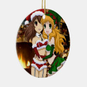 Freches Weihnachten Keramikornament (Rechts)