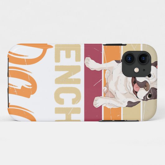 Frechie Vater Bulldog Lover Vathers Day Hundebesit Case-Mate iPhone Hülle (Rückseite (Horizontal))