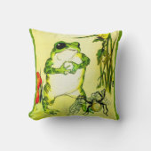 Freckle-Frosch Kissen (Vorderseite)