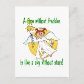 Freckled Face Angel Postkarte (Vorderseite)