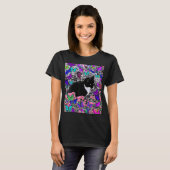 Freckles in Butterflies II - Tuxedo Cat T-Shirt (Vorne ganz)