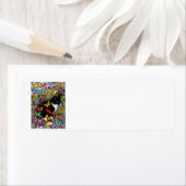 Freckles in Butterflies - Tuxedo Kitty (Insitu)