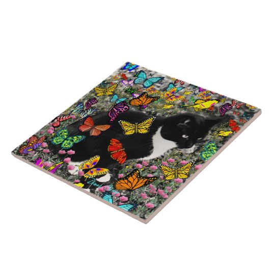 Freckles in den Schmetterlingen - Fliese (Seite)