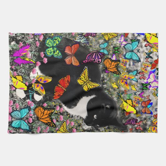 Freckles in den Schmetterlingen - Küchentuch (Horizontal)