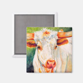 Freckles - Langweiler-Heifer-Kuh-Magnet Magnet (Vorderseite/Rückseite)