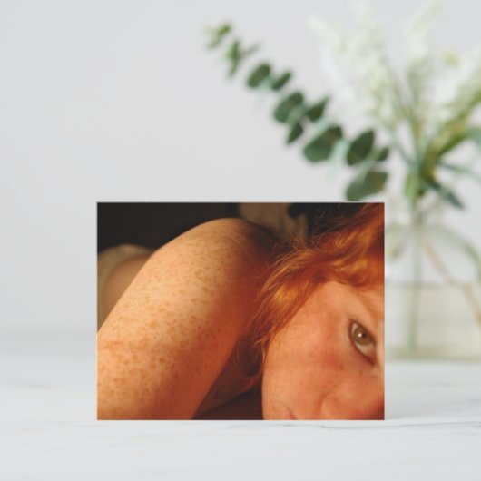 Freckles Postkarte (Stehend Vorderseite)