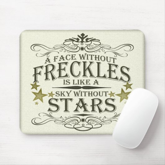 Freckles sind niedlich mousepad (Mit Mouse)