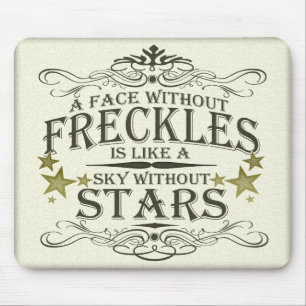 Freckles sind niedlich mousepad