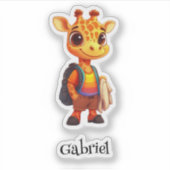 Freckly Friend Personalisiert Vinyl Sticker (Vorderseite)