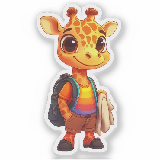 Freckly Friend Vinyl Sticker (Vorderseite)