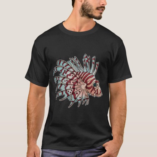 Fred der Löwenfisch T-Shirt (Vorderseite)