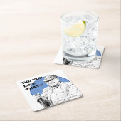 Fred Dibnah Beer Mats/Untersetzer Rechteckiger Pappuntersetzer (Vor Ort)