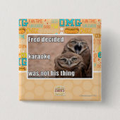 Fred entschied button (Vorderseite)