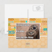 Fred entschied postkarte (Vorne/Hinten)