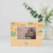 Fred entschied postkarte (Stehend Vorderseite)