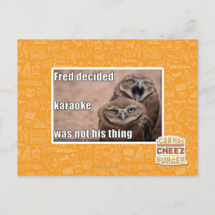 Fred entschied postkarte