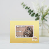 Fred entschied postkarte (Stehend Vorderseite)