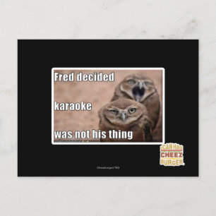 Fred entschied postkarte
