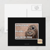Fred entschied postkarte (Vorne/Hinten)