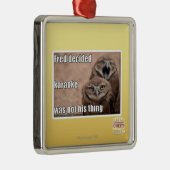 Fred entschied silbernes ornament (Rechts)